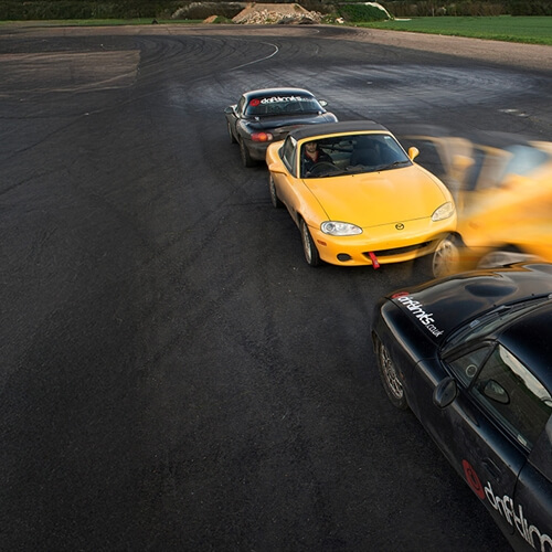 Stunt Driving Hertfordshire - Yellow Car Drifting  Stunt Driving Hertfordshire - Yellow Car Drifting